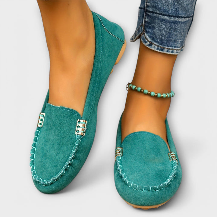 Aitana | Womens Casual Loafers with Moccasin Stitch Detail