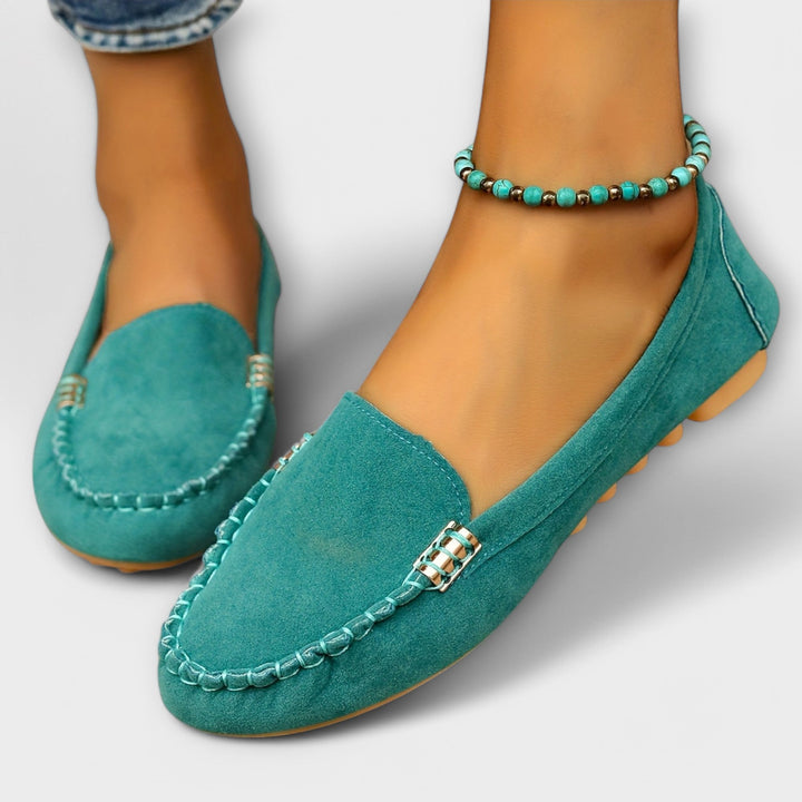 Aitana | Womens Casual Loafers with Moccasin Stitch Detail