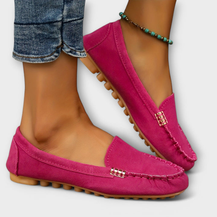Aitana | Womens Casual Loafers with Moccasin Stitch Detail
