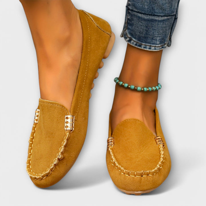 Aitana | Womens Casual Loafers with Moccasin Stitch Detail