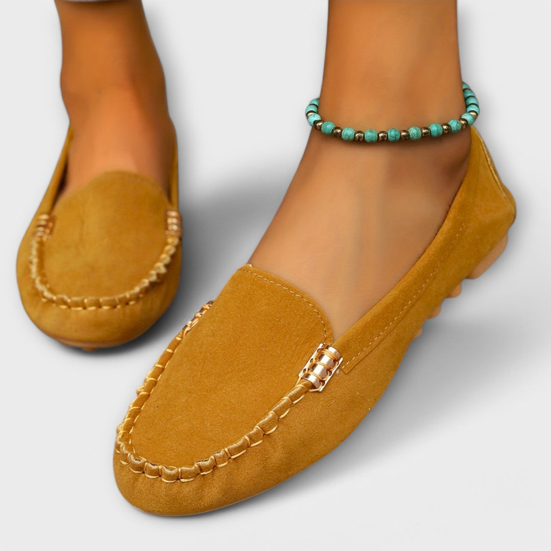 Aitana | Womens Casual Loafers with Moccasin Stitch Detail