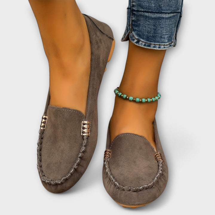 Aitana | Womens Casual Loafers with Moccasin Stitch Detail
