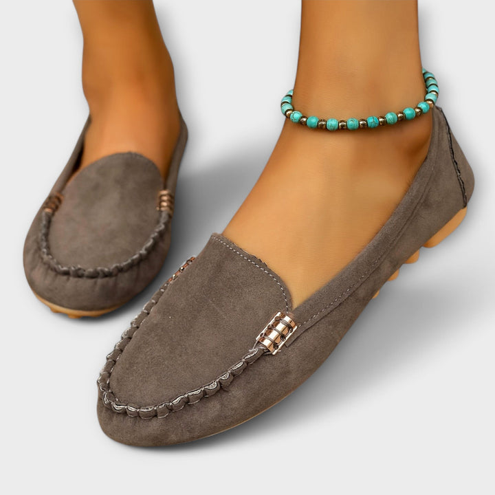 Aitana | Womens Casual Loafers with Moccasin Stitch Detail