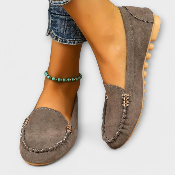 Aitana | Womens Casual Loafers with Moccasin Stitch Detail