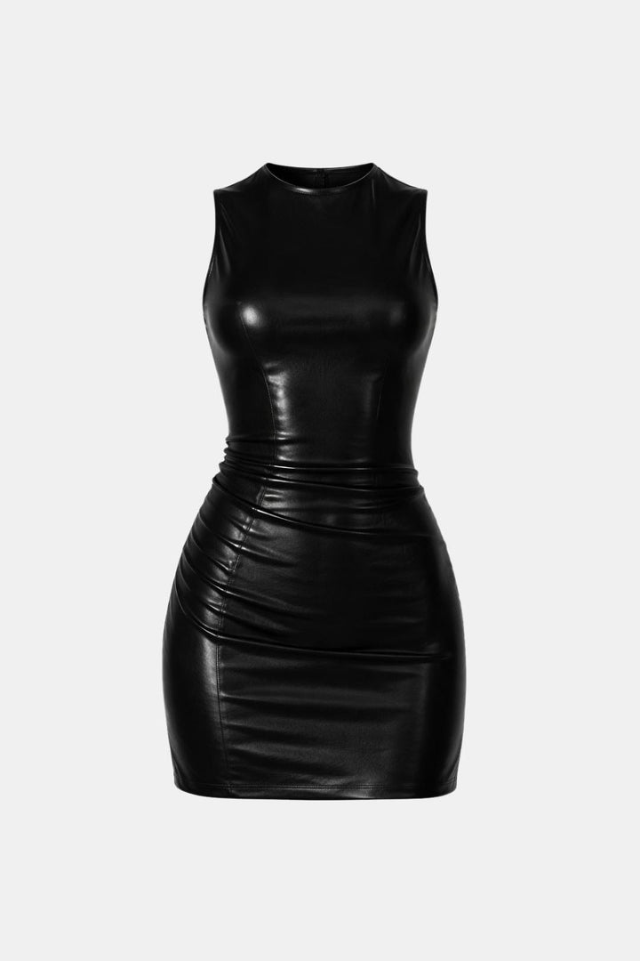 Kaydence | Women's High Neck Bodycon Mini Dress