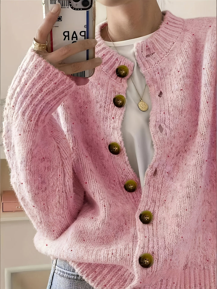 Miriam | Women's Textured Button Front Knit Cardigan
