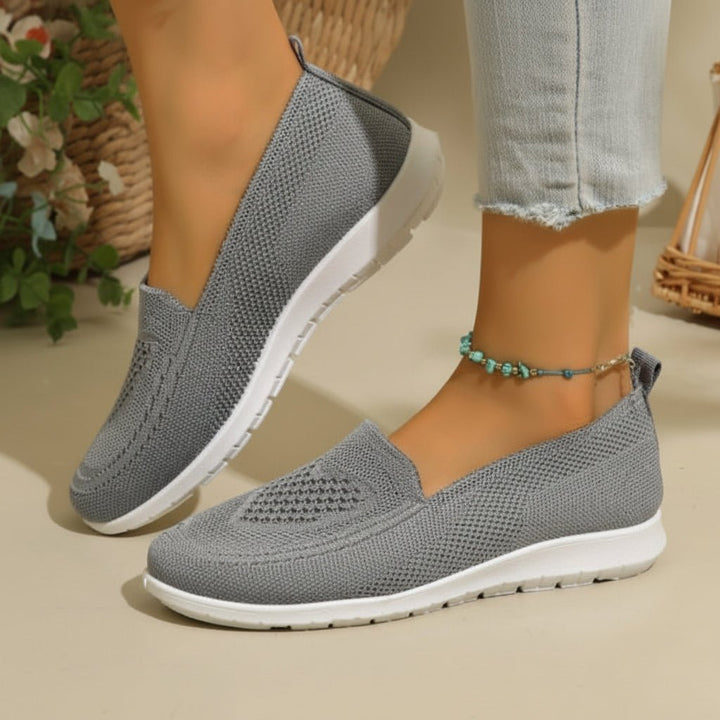 Adalyn | Womens Slip On Knit Sneakers With Lightweight Sole