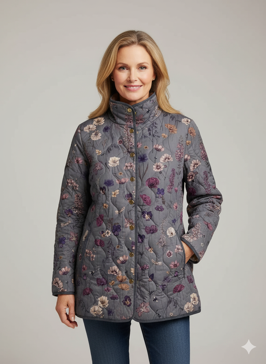 Ardelle | Vintage Floral Quilted Jacket