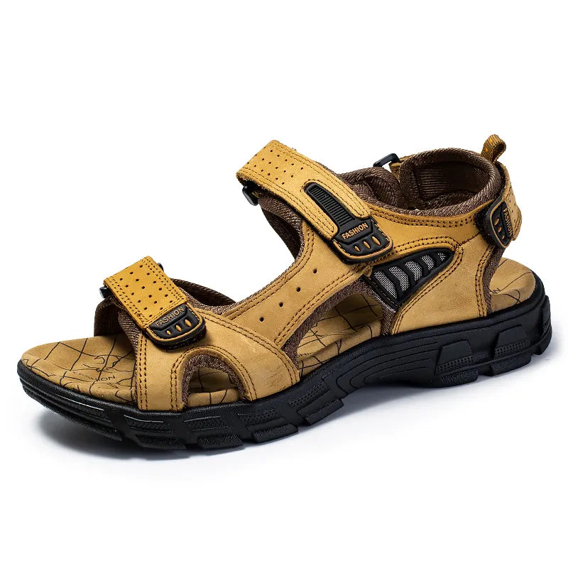 Bishop | Men’s Casual Adjustable Strap Sandals With Chunky Sole and Open Toe