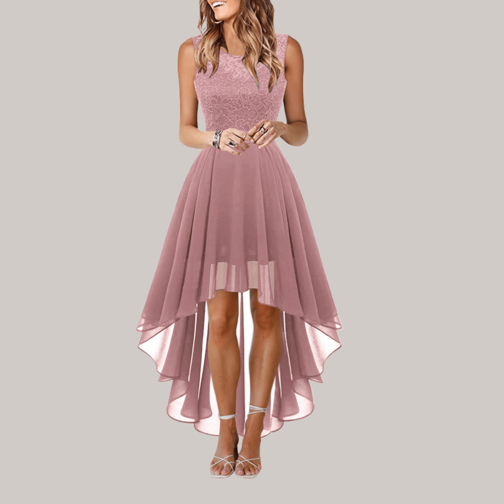 Karter | Women's Sleeveless High Low Midi Dress