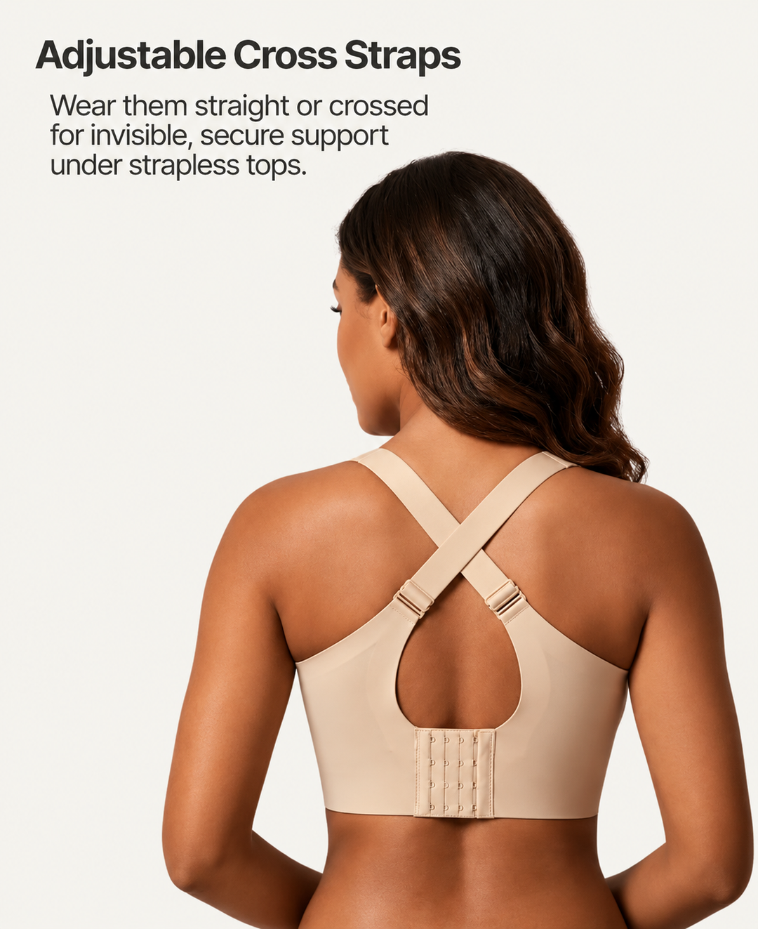 Agnes | Womens Full Coverage Comfort Bra With Wide Straps