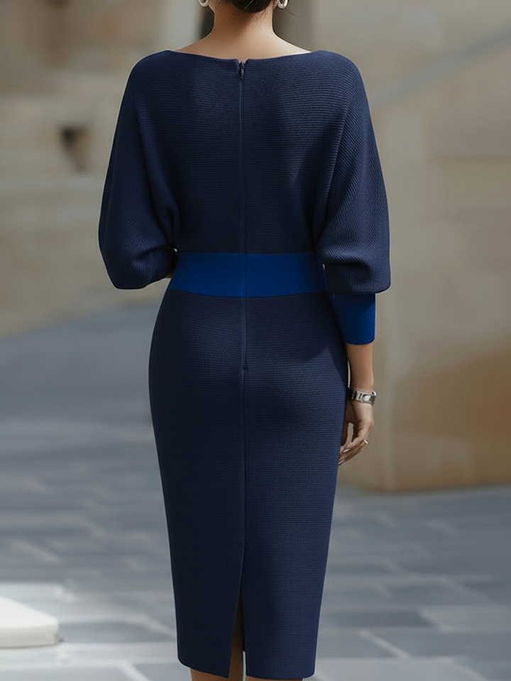 Isadora | Women's Elegant Satin Cowl-Neck Bodycon Midi Carol & Margaret Wilmington