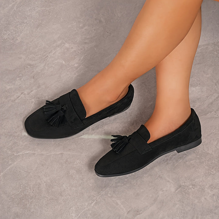 Alexia | Womens Casual Comfort Tassel Detail Loafers
