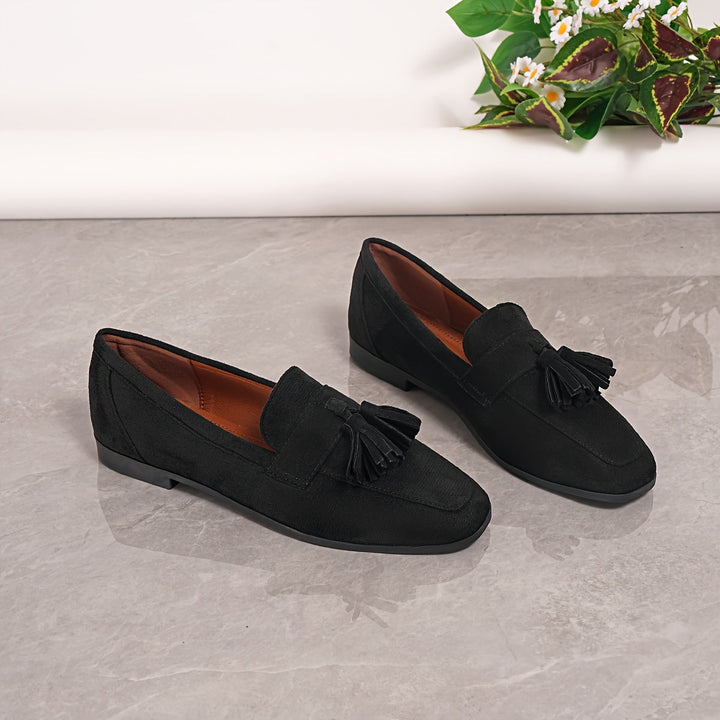 Alexia | Womens Casual Comfort Tassel Detail Loafers