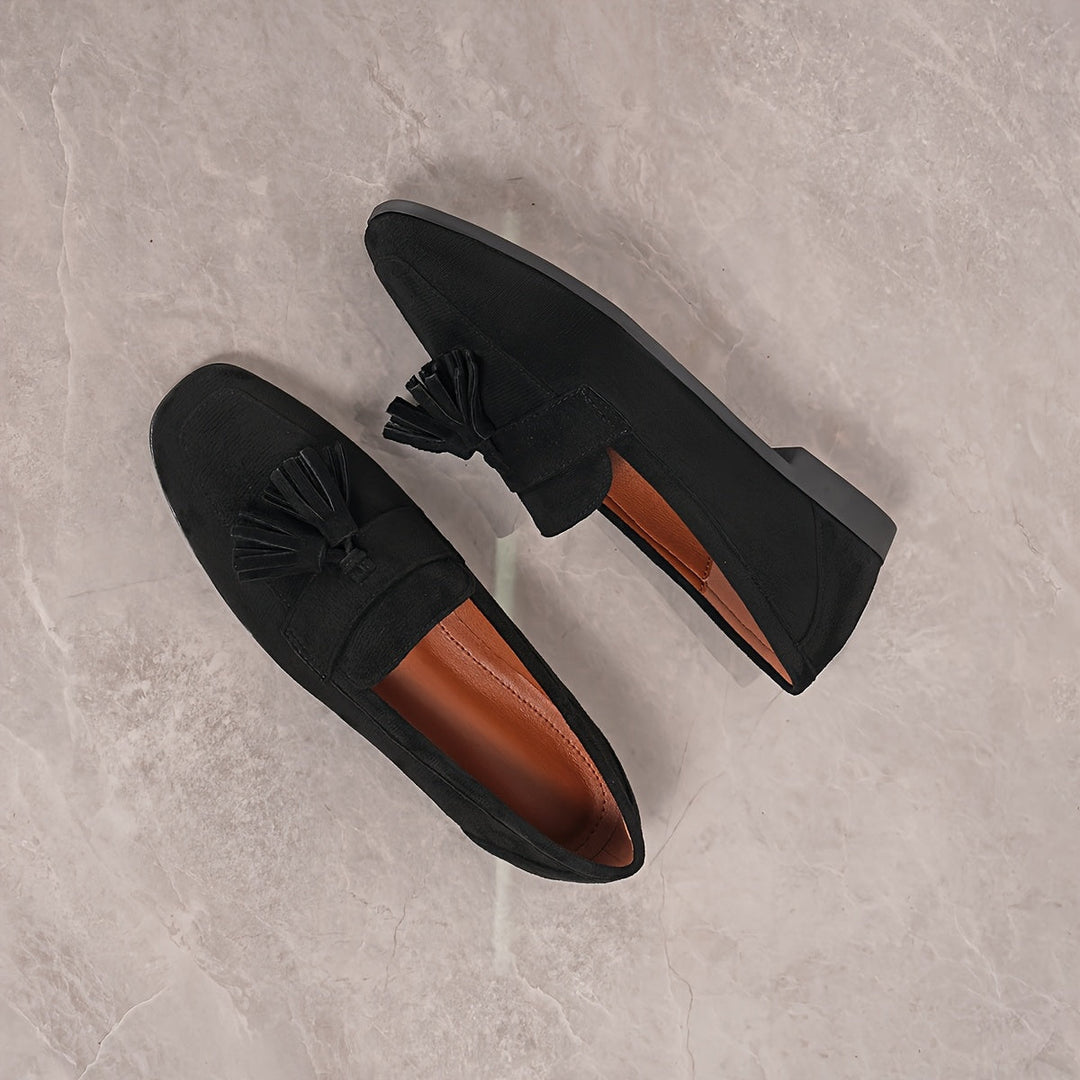 Alexia | Womens Casual Comfort Tassel Detail Loafers