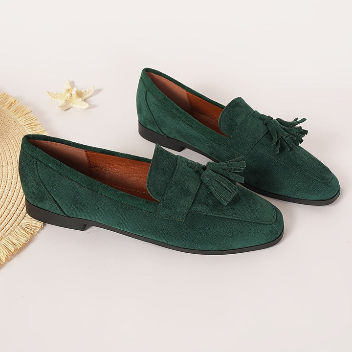Alexia | Womens Casual Comfort Tassel Detail Loafers