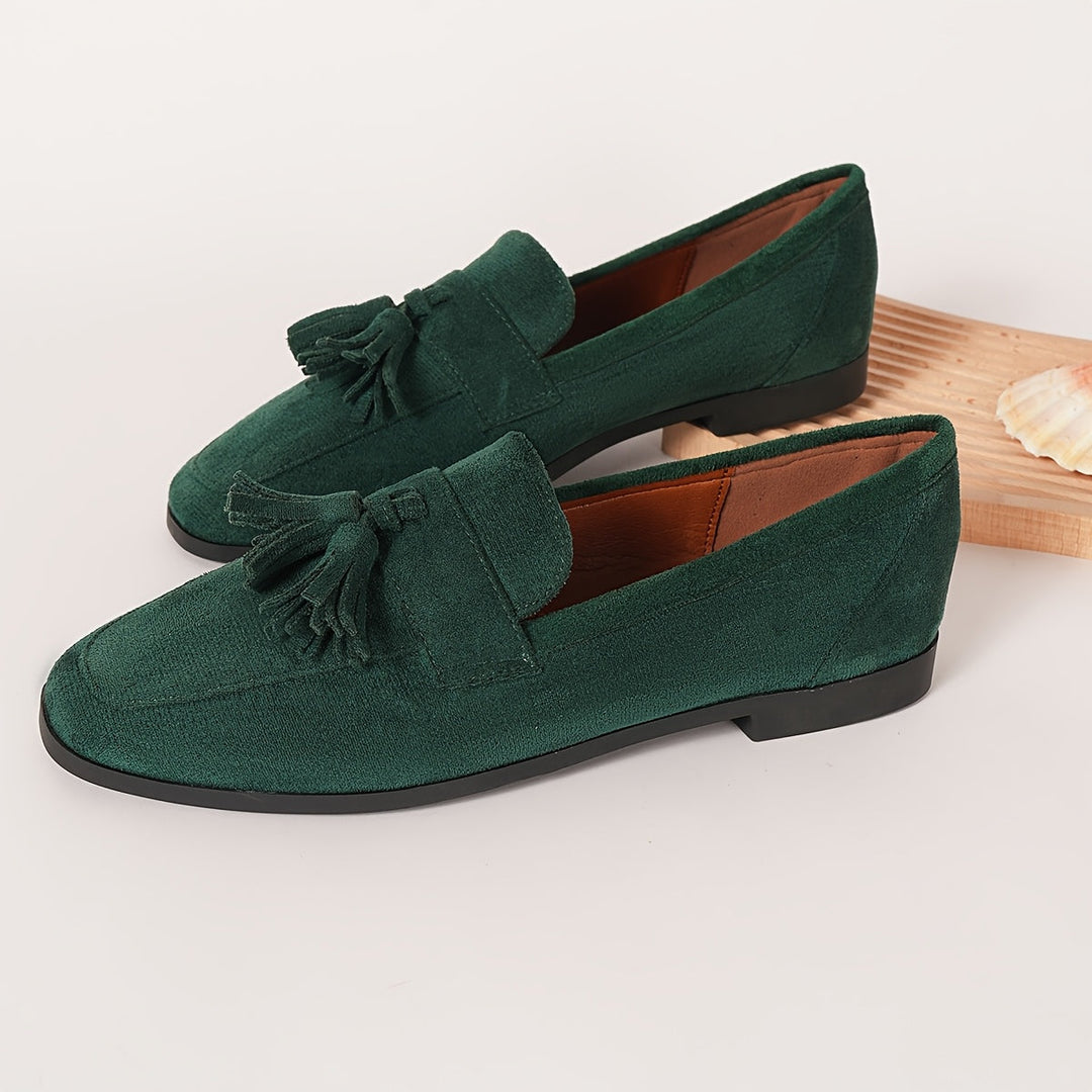 Alexia | Womens Casual Comfort Tassel Detail Loafers