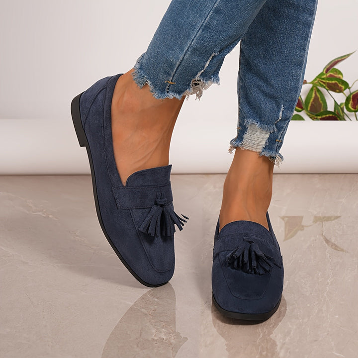 Alexia | Womens Casual Comfort Tassel Detail Loafers