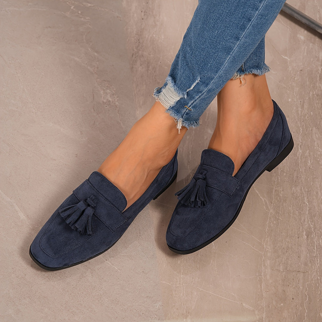 Alexia | Womens Casual Comfort Tassel Detail Loafers