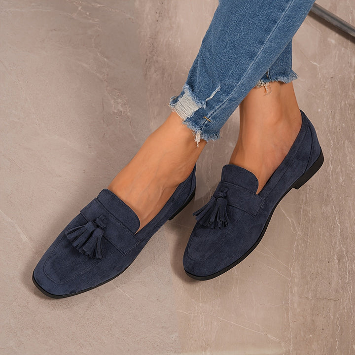 Alexia | Womens Casual Comfort Tassel Detail Loafers
