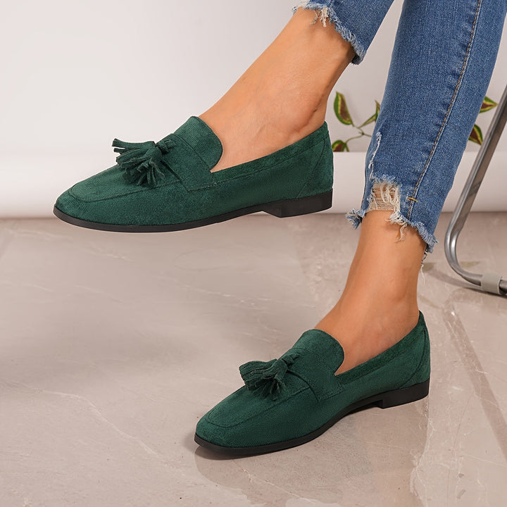 Alexia | Womens Casual Comfort Tassel Detail Loafers