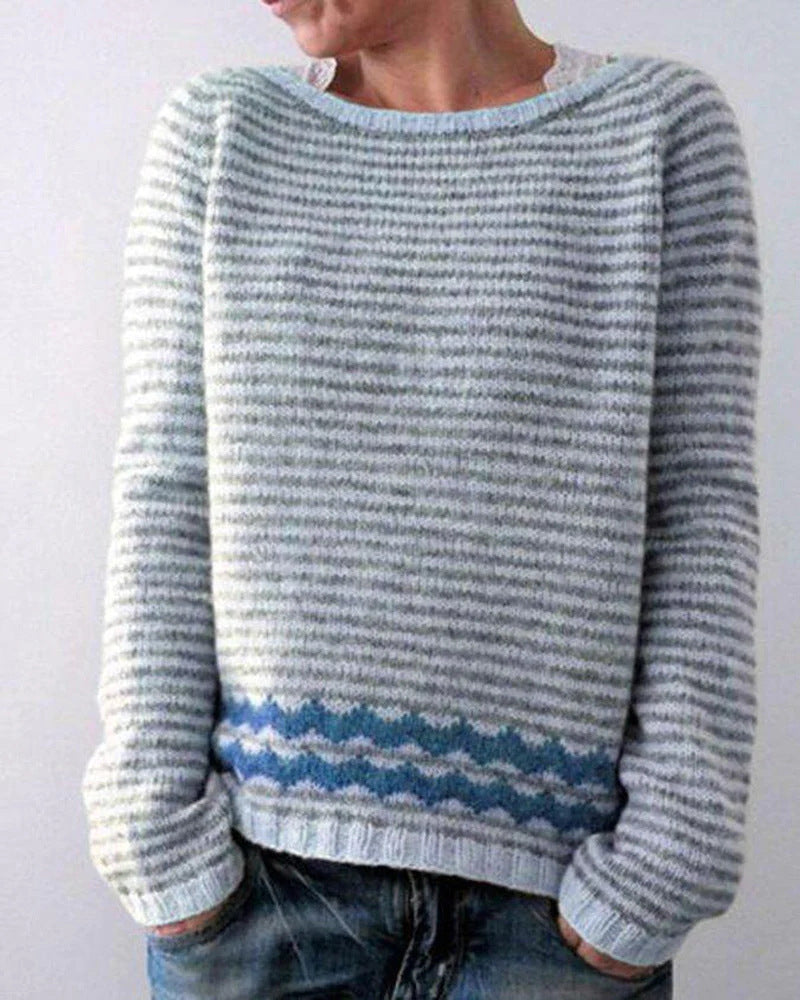 Nyla | Women's Nature Graphic Knit Sweater