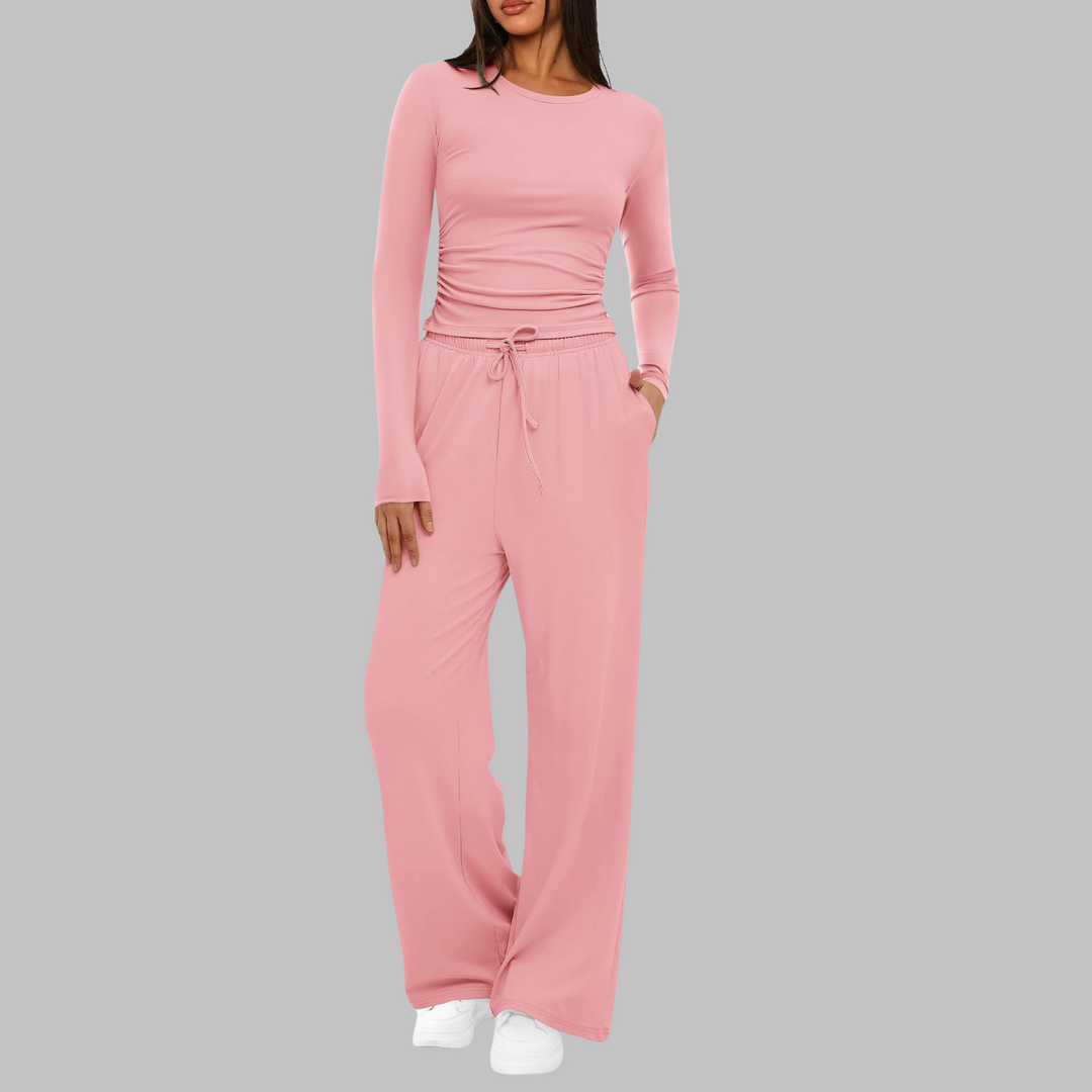 Cheri | Women's Casual Wide Leg Loungewear Set