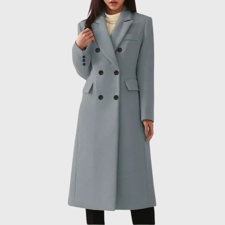 Andrea | Women’s Double Breasted Long Coat