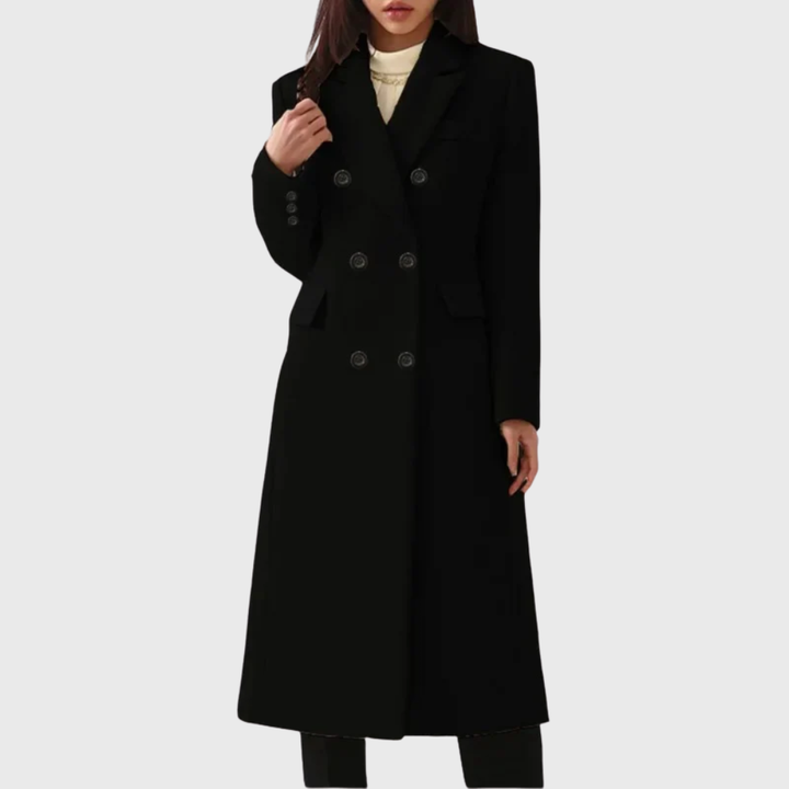 Andrea | Women’s Double Breasted Long Coat