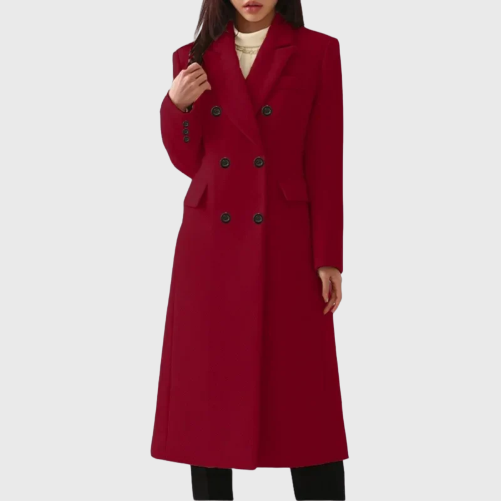 Andrea | Women’s Double Breasted Long Coat