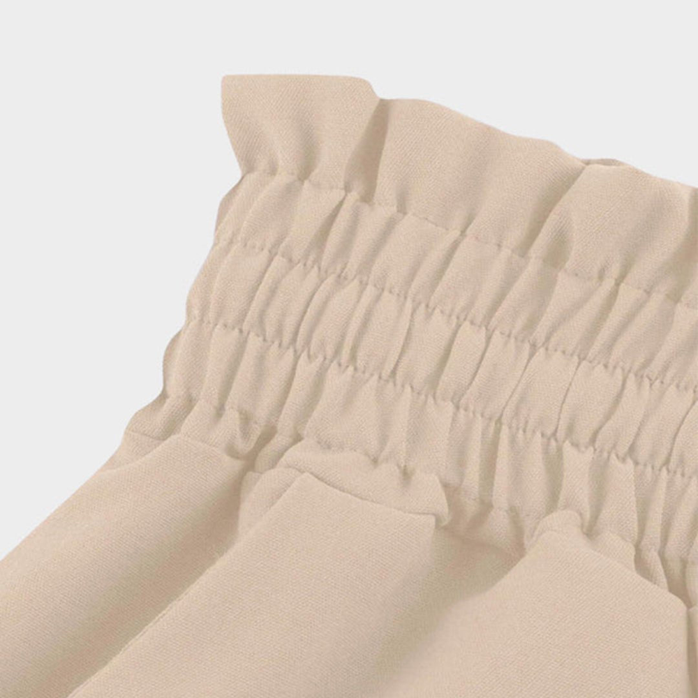 Lyra | Women's Stretch Smocked High-Waist Wide-Leg Pants Carol & Margaret Wilmington