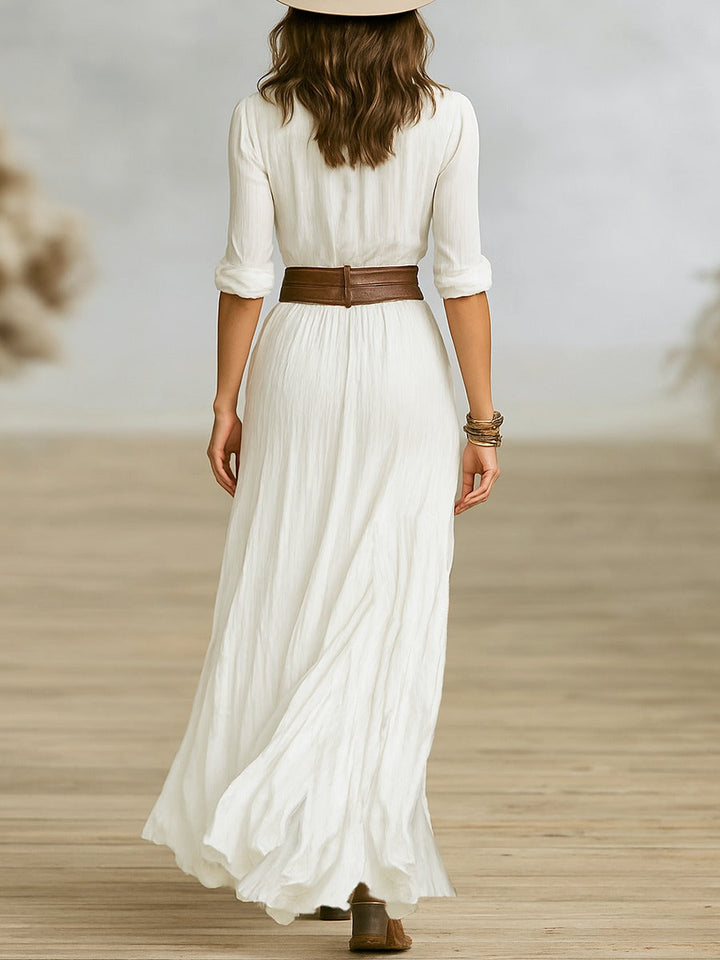 C&M® - Chic Flared Hem Dress Carol & Margaret Wilmington