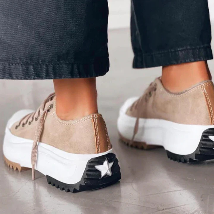 Marlowe | Women's Leather Platform Lace-Up Sneakers Carol & Margaret Wilmington