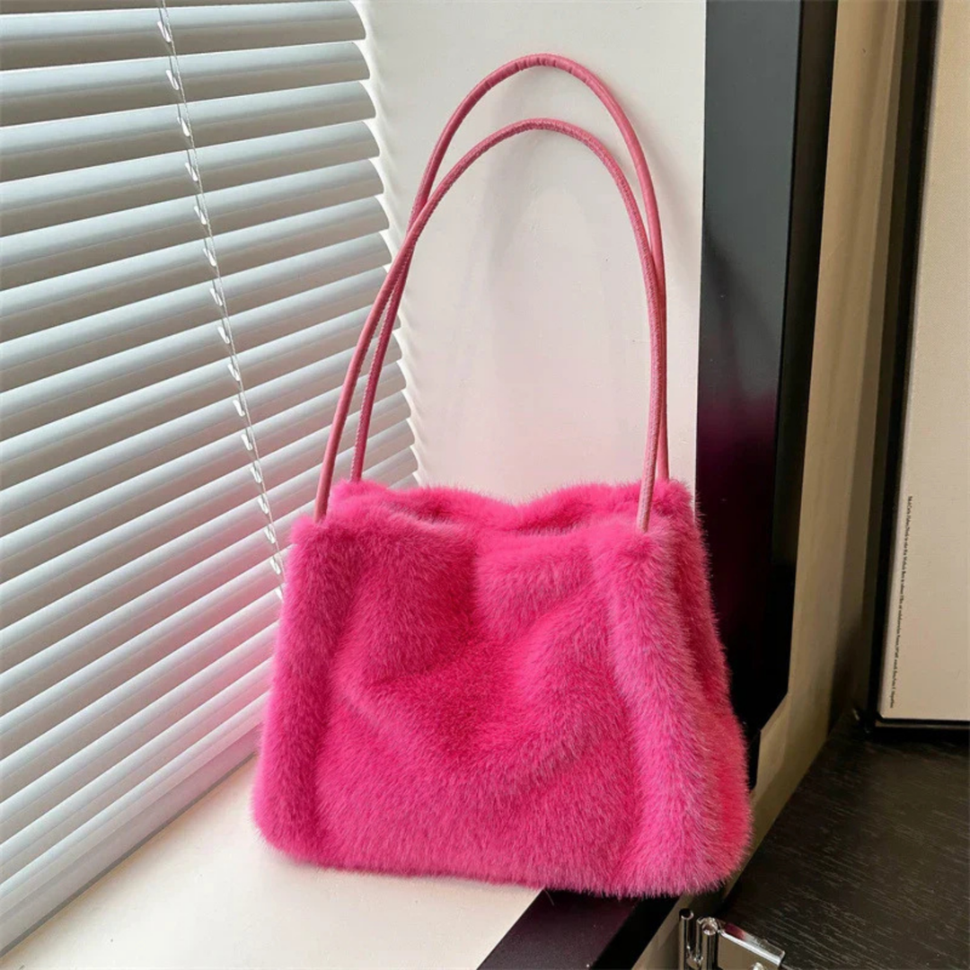 Mochi | Women's Faux Fur Soft Leather Strap Shoulder Bag Carol & Margaret Wilmington