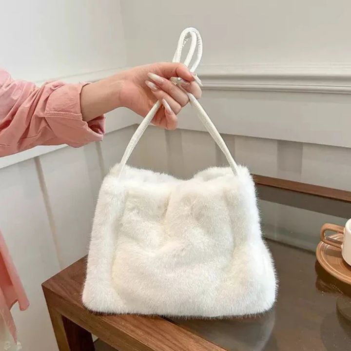Mochi | Women's Faux Fur Soft Leather Strap Shoulder Bag Carol & Margaret Wilmington