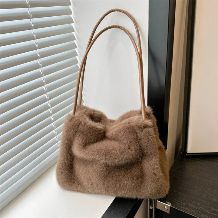 Mochi | Women's Faux Fur Soft Leather Strap Shoulder Bag Carol & Margaret Wilmington