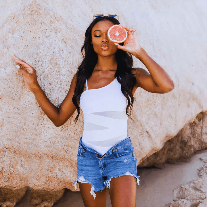 Alessia | Luxe Asymmetrical Swimsuit