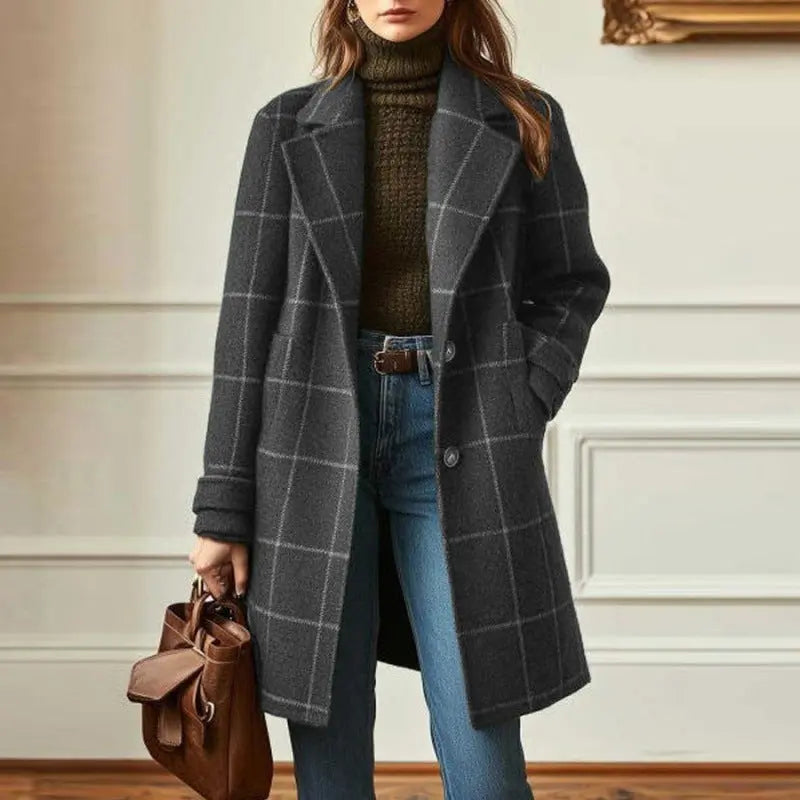 C&M® – Classic Check Coat Carol & Margaret Wilmington