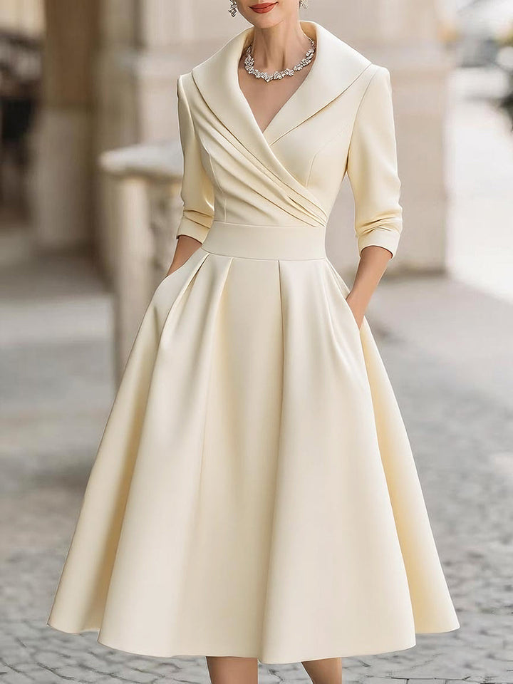 Journee | Women's Blazer A-Line Midi Dress