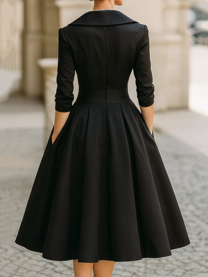 Journee | Women's Blazer A-Line Midi Dress