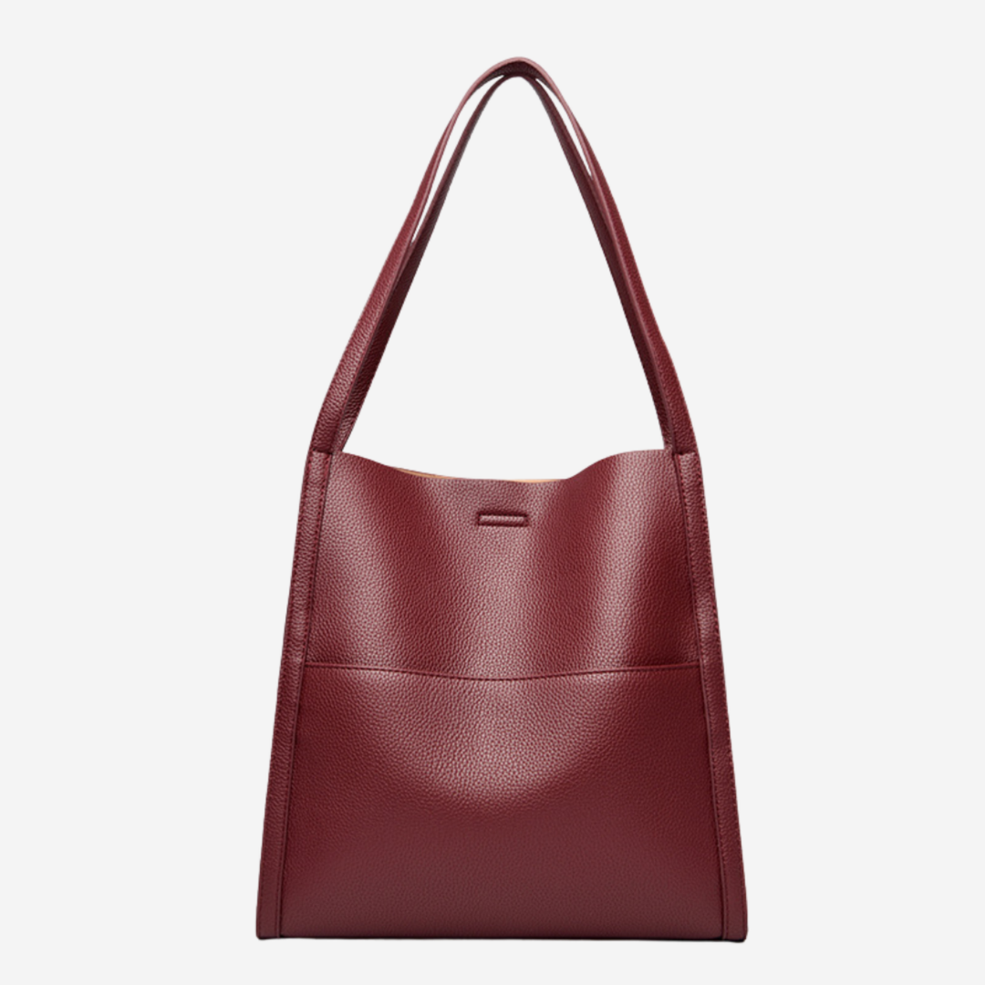 Remy | Women's Leather Pebbled Shoulder Tote Bag Carol & Margaret Wilmington