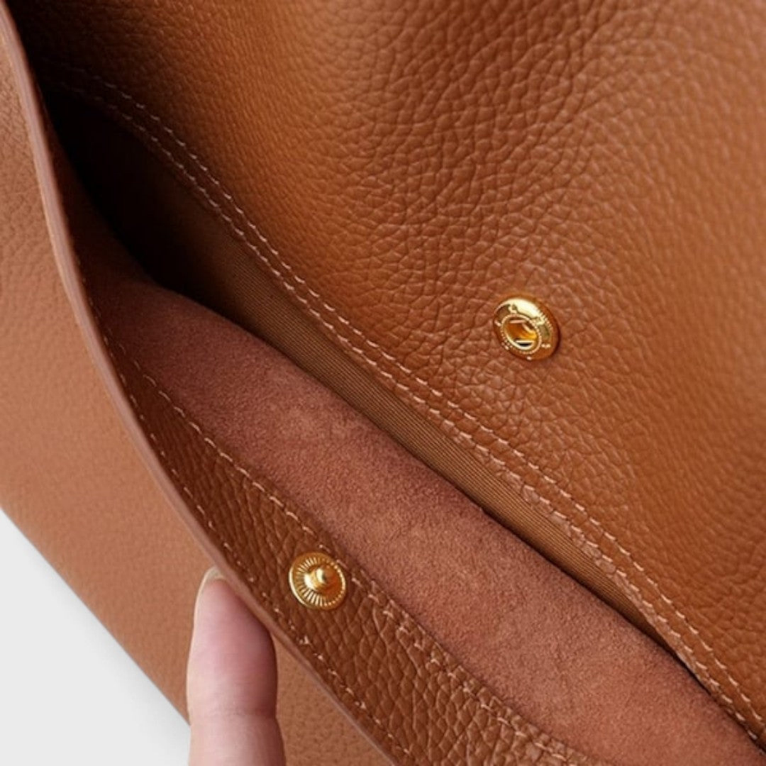 Remy | Women's Leather Pebbled Shoulder Tote Bag Carol & Margaret Wilmington