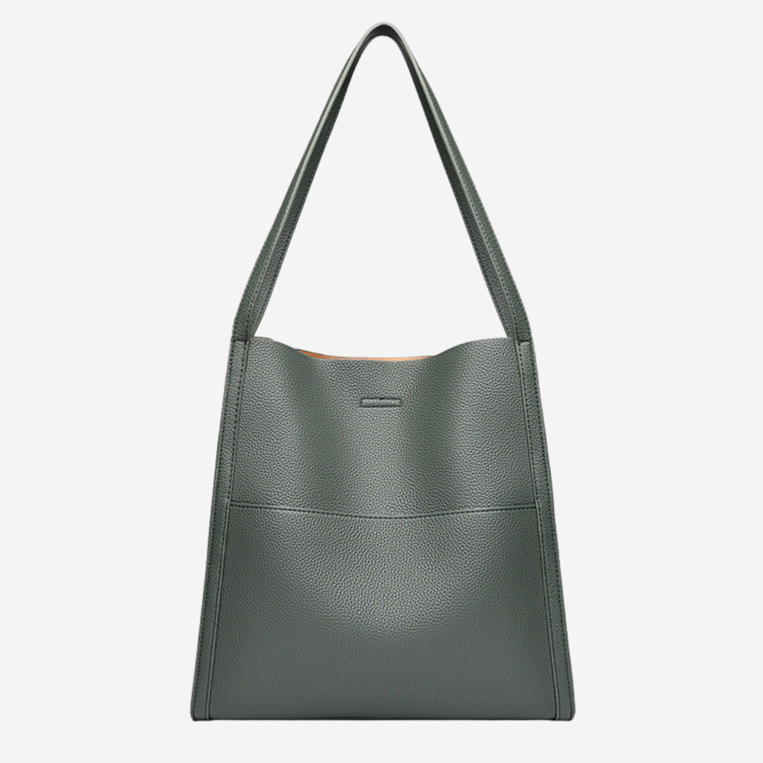Remy | Women's Leather Pebbled Shoulder Tote Bag Carol & Margaret Wilmington