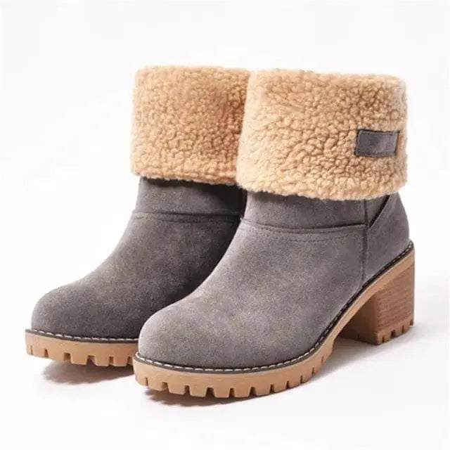 C&M® | Mid-Calf Wool Boots Carol & Margaret Wilmington