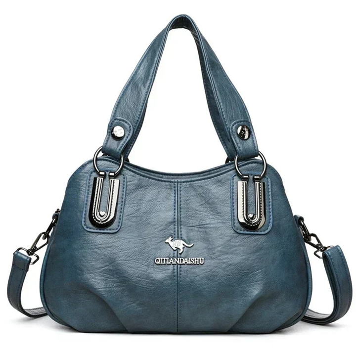 Sable | Women's Leather Metal Hardware Hobo Shoulder Bag Carol & Margaret Wilmington