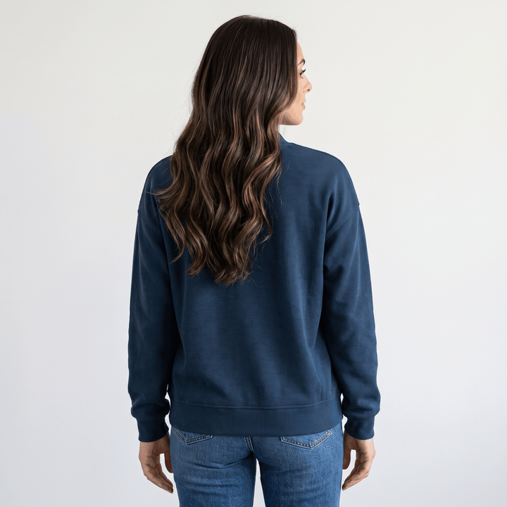 Lalage | Women's Relaxed Knit-Trim Bomber Jacket