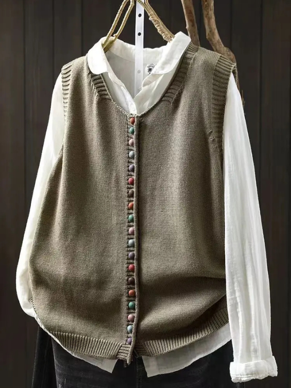 C&M® | KNIT VEST Carol & Margaret Wilmington