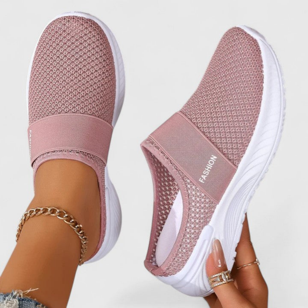 Willa | Women's Breathable Mesh Slip-On Platform Sneakers Carol & Margaret Wilmington