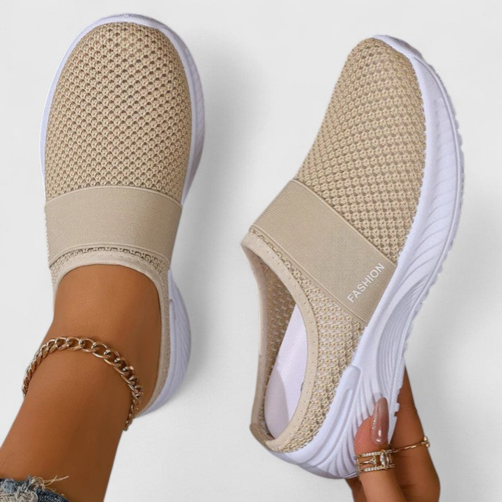 Willa | Women's Breathable Mesh Slip-On Platform Sneakers Carol & Margaret Wilmington