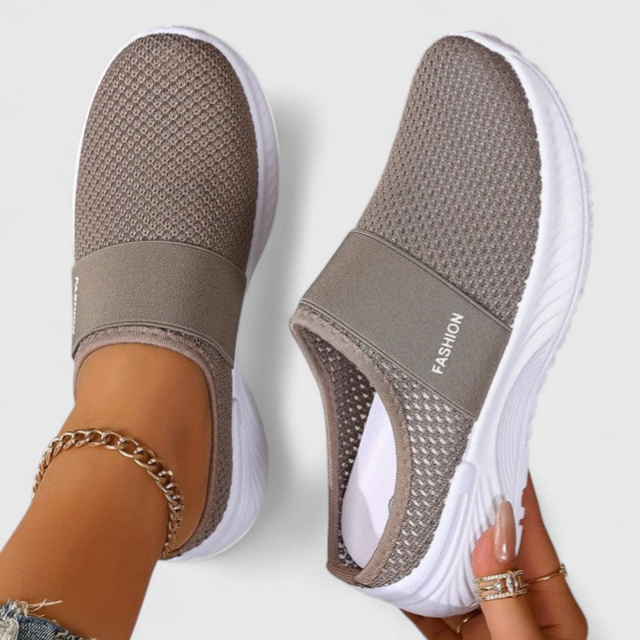 Willa | Women's Breathable Mesh Slip-On Platform Sneakers Carol & Margaret Wilmington